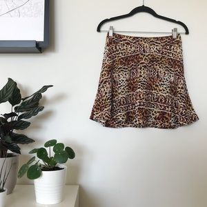 Silence + Noise printed mini skirt